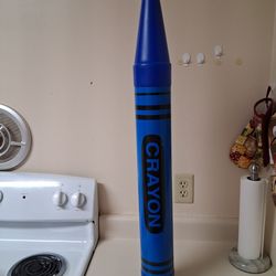 Giant Blue crayon  bank
