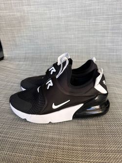 Nike Air Max 270 Extreme Kids US 3Y Black/White Slip-On Mesh
