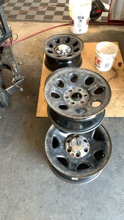Black Steel Rims Used