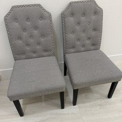 Grey Dining Chair In A Great Condition Need To Sell Asap $170 Or The Best Offer
