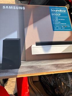 Sound bar and comes with bass