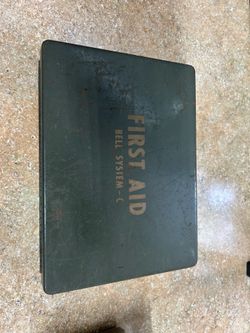 Vintage first aid kit