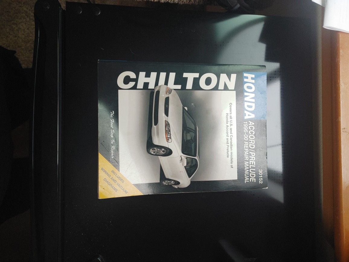 Chiltons Repair Guide / Honda Accord 1(contact info removed)