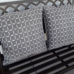 2 Square Trowel Pillows 20x20 Inches