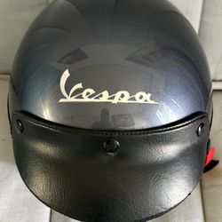 VESPA HELMET  Size  L-59   Gunmetal Grey 