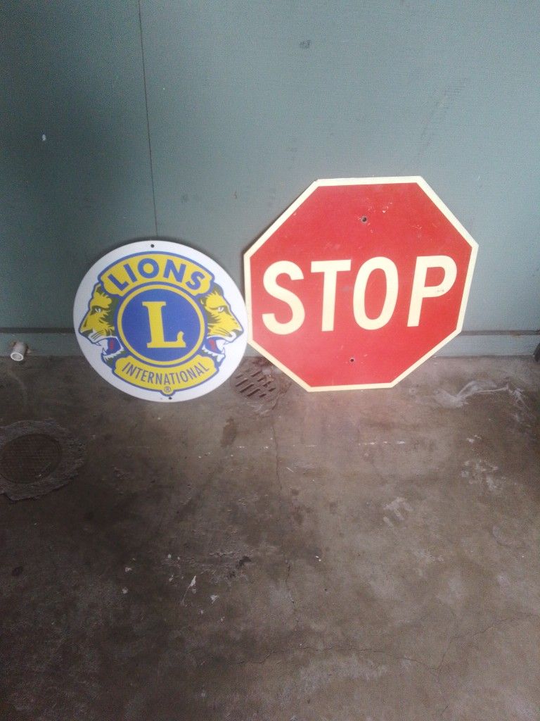 Signs And License Plates