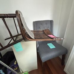 Two Chairs, File Cabinet