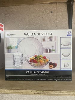 12 Piece Glassware 