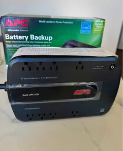 APC Battery Backup 650VA/390W
