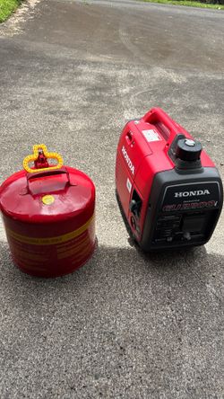 Honda Generator w/ can