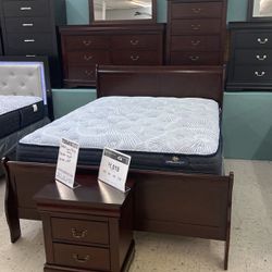 Queen bedroom set also available in King