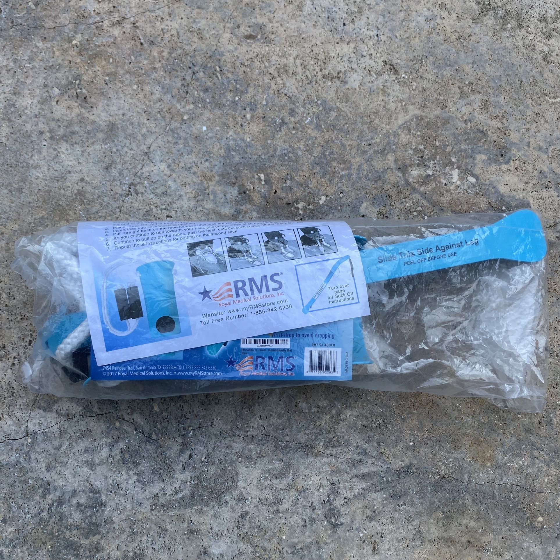 RMS Sock On / Sock Off Kit for Putting on and Removing Socks/Stockings