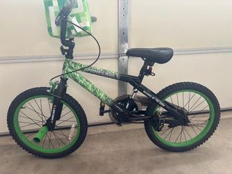 Minecraft bike and helmet