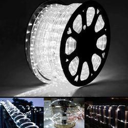 200ft LED Rope Lights Outdoor, 1440 LED Flexible Tube Lights with 8 Modes, Waterproof LED Rope Lighting for Outside, Garden, Patio, Bedroom, Party, Po