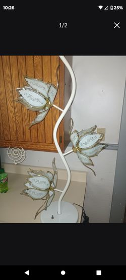 Vintage Lotus Lamp
