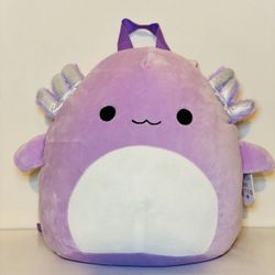 Squishmallows Monica The Axolotl Backpack 12”