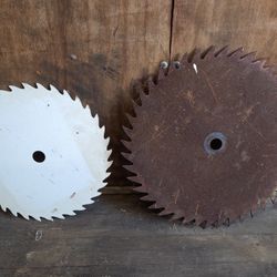 (1) Antique Buzz Saw Blade Your Choice 