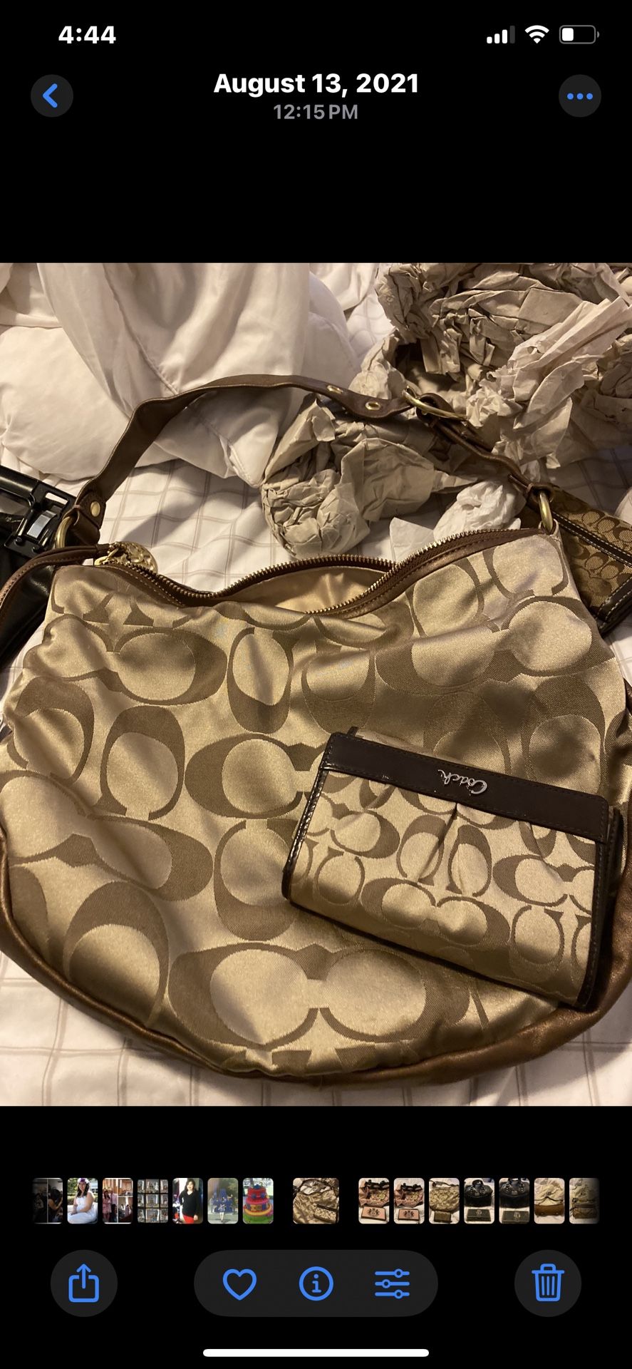 New Coach Purse And Wallet