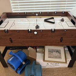 54” 4-1 Pool Table, Table Tenis, Air Hockey, Foosball