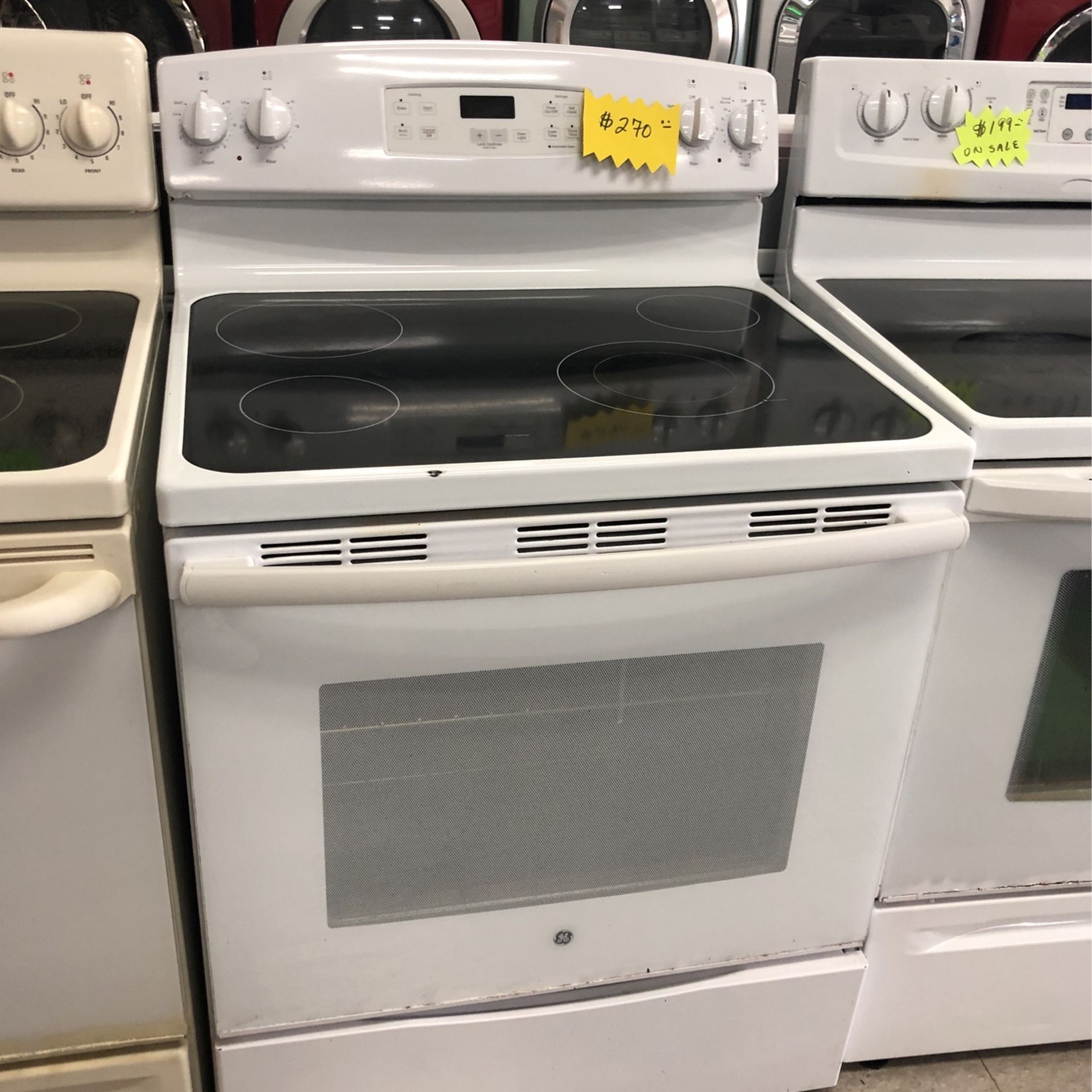 GE Glass Top Electric Range