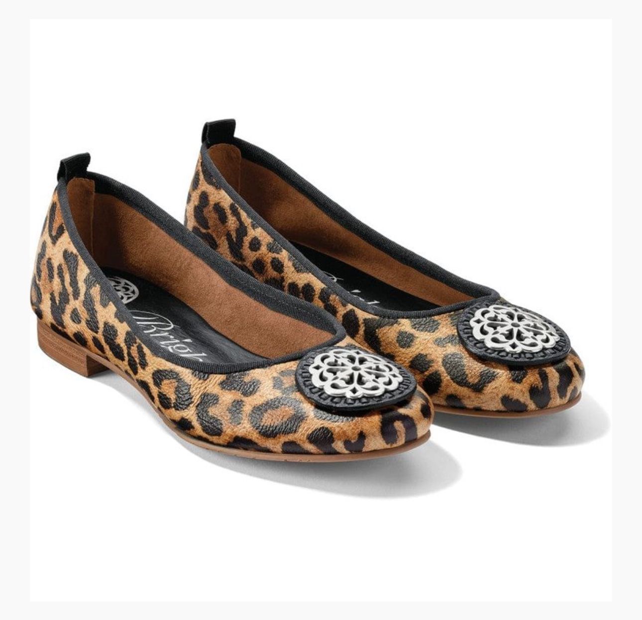 Brighton Aleta-Leopard Flats Size 9.5 M