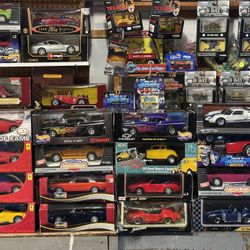 1:18, 1:24 and 1:64 Scale Diecast Collectible Cars