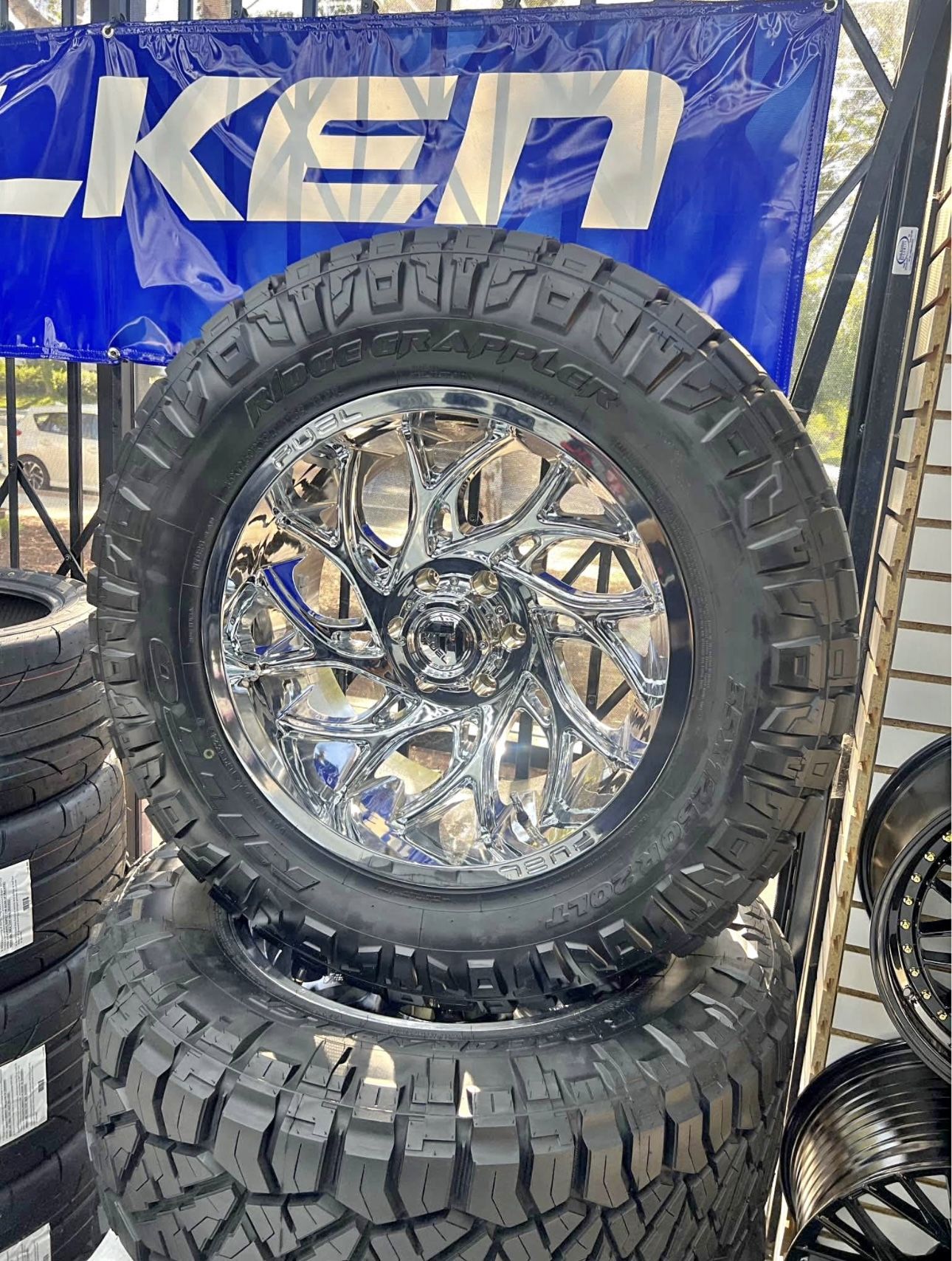 Wheels & Tires Deal, 20x10 Fuel Runner 35" Nitto Ridge Grappler Tires 6x139.7 CHEVY GMC RAM TOYOTA