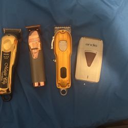 Selling Wahl Magic Clip Babyliss Pro Rose Gold Trimmer And Andis Shaver
