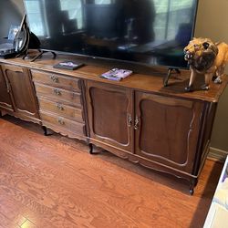 10 FT Solid Wood Credenza!