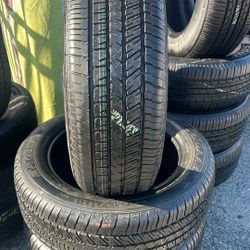 set Of 4 Tire Goodyear 235/55/18 Installed And Balanced Ya Instaladas Y Valacidas Las