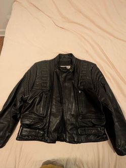 Leather motorcycle Jacket