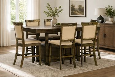 7PC COUNTER HEIGHT DINING ROOM