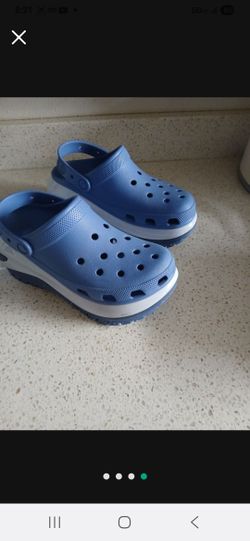 MEGA CRUSH BLUE CROCS,FREEBIRD,BEDSTU 9