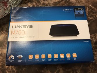 Brand New Linksys N750 Dual Band Smart Wifi Router