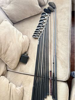 Callaway Big Bertha club set + pinseeker hybrid and zebra putter
