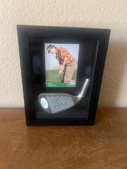 Kirk Triplett Signed Mini Golf Club Shadow Box