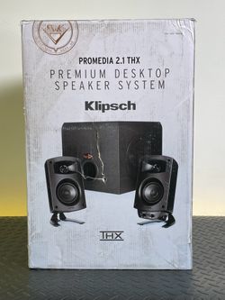 Klipsch Promedia 2.1 THX Premium Desktop Speaker System   BRAND NEW IN BOX