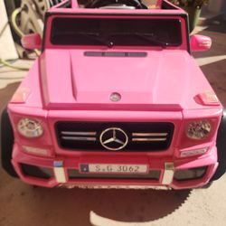 Mercedes Benz 12V Electric Kids Ride On Car RC Remote Control W/Trunk Pink
