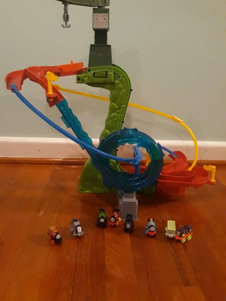 Thomas The Train Toy Motorized Roller Coaster Set