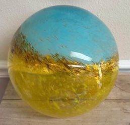 HQT Hand Blown Glass Vase Decor just $8