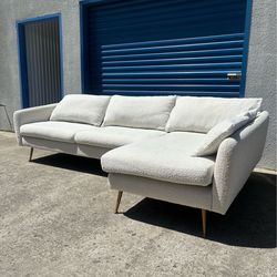 Down Feather Mix Sectional Couch 🛻Delivery Available🛻