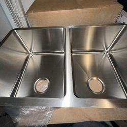 Double Bowl Stainless Steel 
