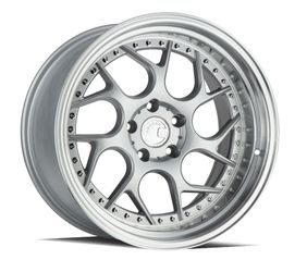 Aodhan DS01 Silver / Machine Lip Wheels Rims