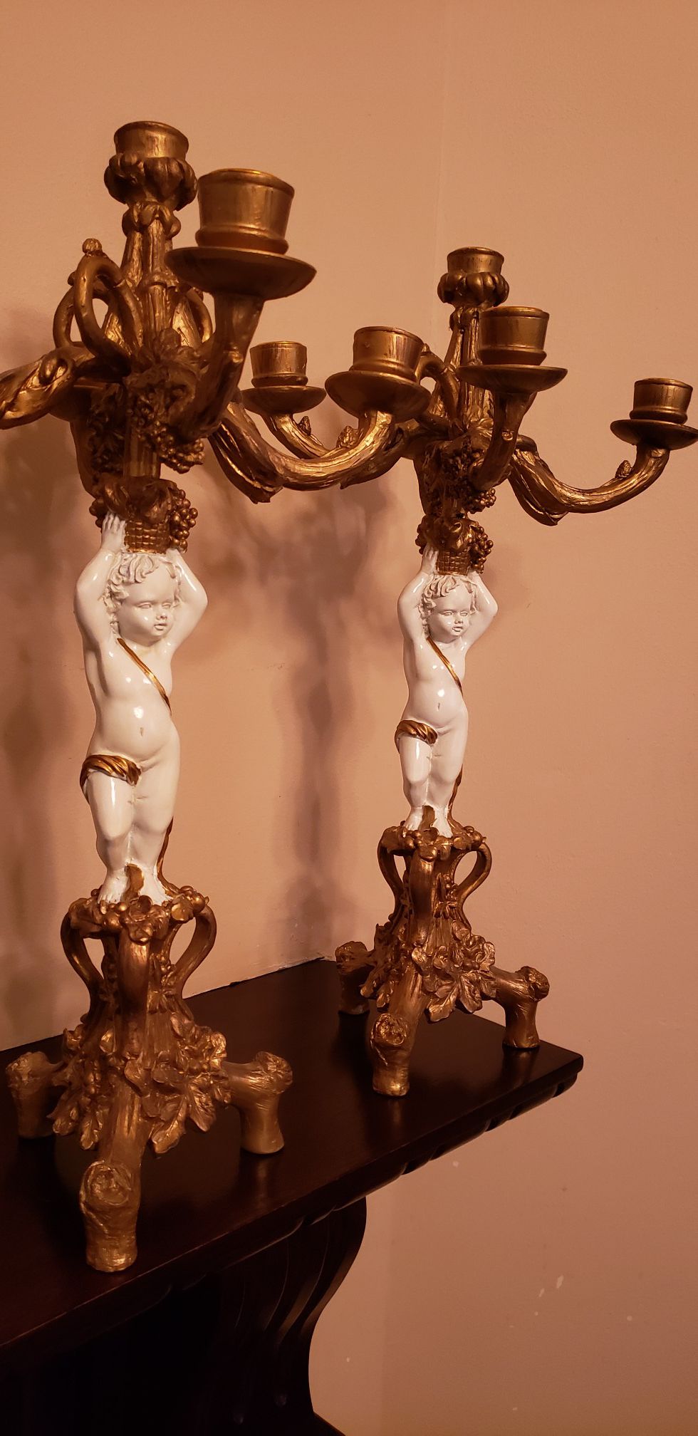 Candelabra/Pair perfect condition