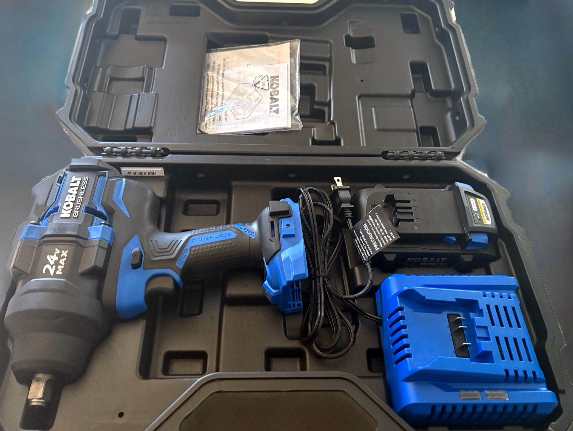 New Kobalt XTR 24 volt Variable Speed Brushless 1/2 in Drive