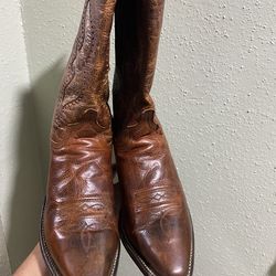 Abilene Women’s  Tooled Inlay  Western boots Size 9.5