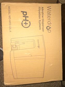Water drop alkaline dispenser filtration