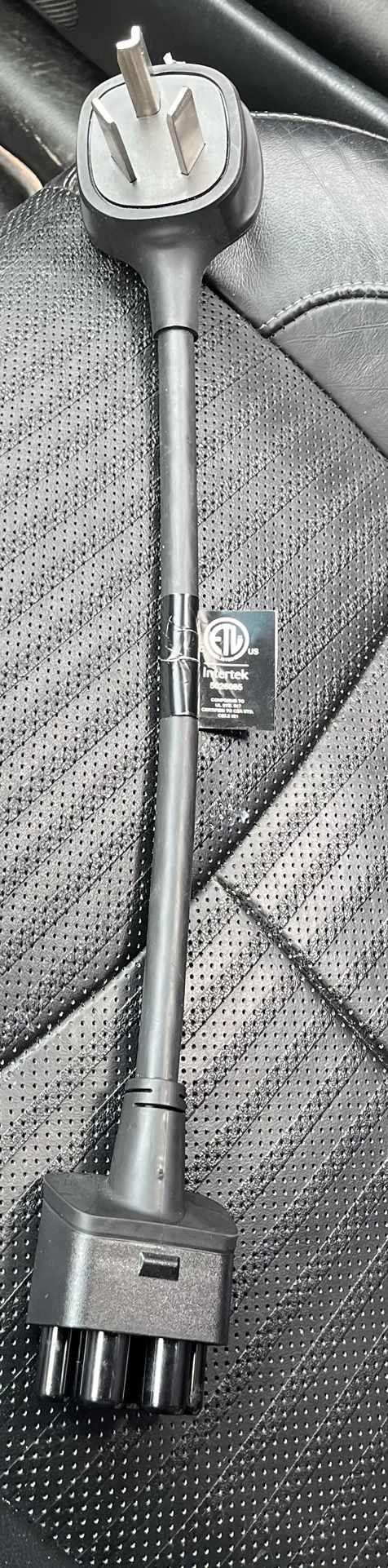 Tesla Motors 10-30 Nema Adapter Gen 2 for Mobile Connector Black