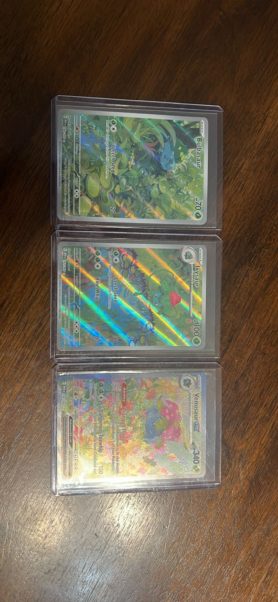 Pokemon 151 Bulbasaur Evolution Line