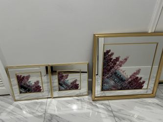 HAND PAINTED PICTURE FRAME